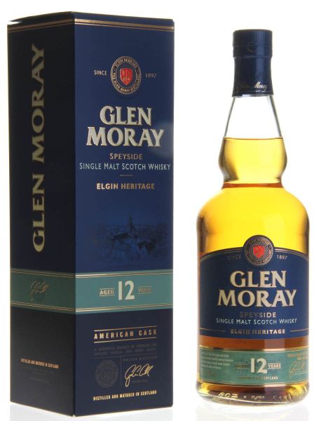 GLEN MORAY 12 YO Elgin Heritage Whisky