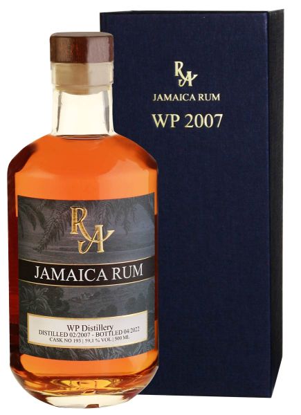 RUM ARTESANAL Jamaica Rum WP Distillery 2007
