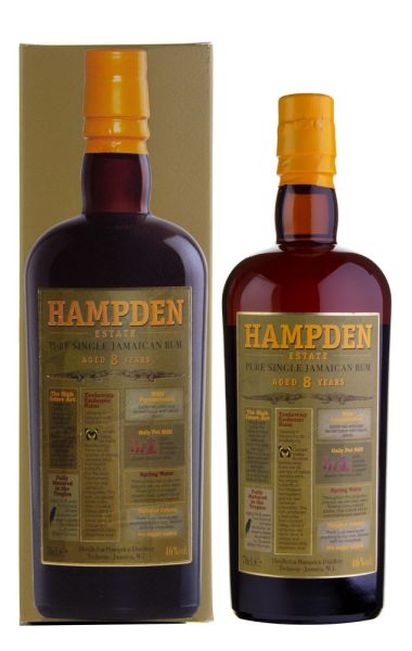 HAMPDEN ESTATE Pure Single Jamaican Rum 8YO