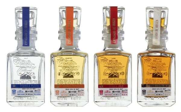 CAVA DE ORO Tequila 100% Agave Miniaturen-Set