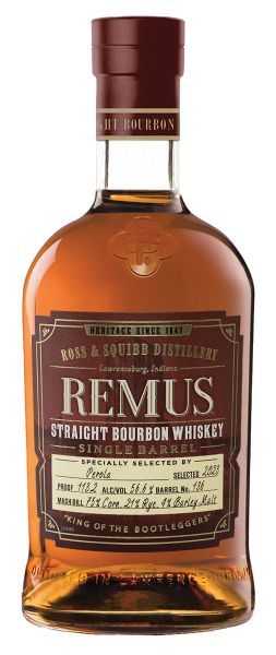 REMUS Straight Bourbon Whiskey Single Barrel 2023 | Specially Selected by Perola