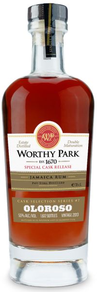 Worthy Park Special Cask 2013 Jamaica Oloroso Cask Finish Rum