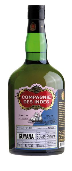 COMPAGNIE DES INDES Rum Guyana, Enmore Distillery | 30YO Cask Strength Single Cask Rum