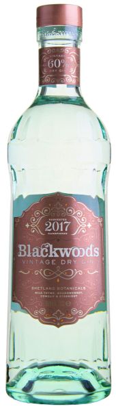 Blackwood's Vintage Dry Gin 2017