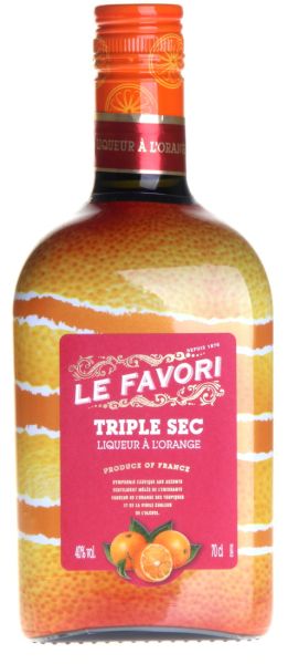 LE FAVORI Triple Sec Orangen Liqueur