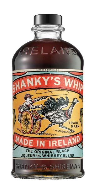 Shanky's Whip Black Irish Whiskey Likör