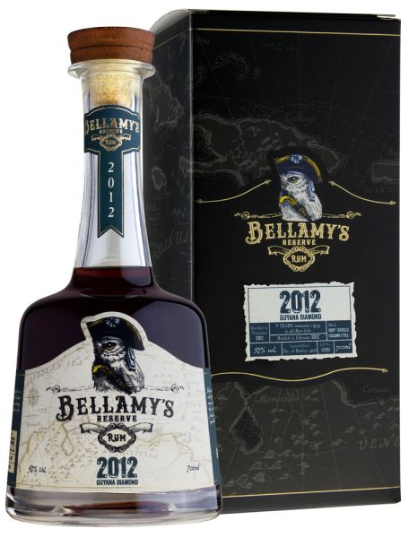 BELLAMY'S RESERVE RUM 2012 Guyana | Diamond Distillery | 9YO Rum inkl. GB Distilled 11/2012 Bottled