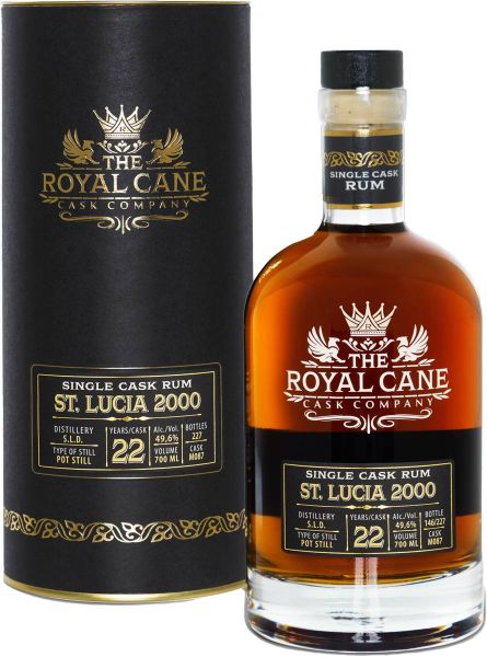 ROYAL CANE St. Lucia 2000 Single Cask Rum | St. Lucia Distillers | 22YO