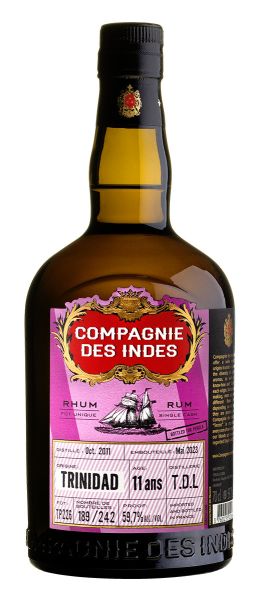COMPAGNIE DES INDES Trinidad T.D.L | 11YO Single Cask Rum