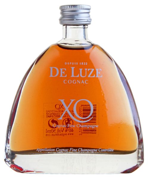 DE LUZE XO Fine Champagne Cognac Miniatur