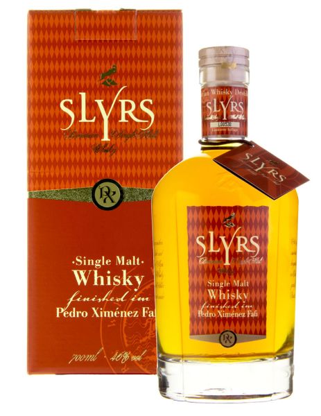 SLYRS Bavarian Single Malt Whisky Finished im Pedro Ximenez Sherry Fass