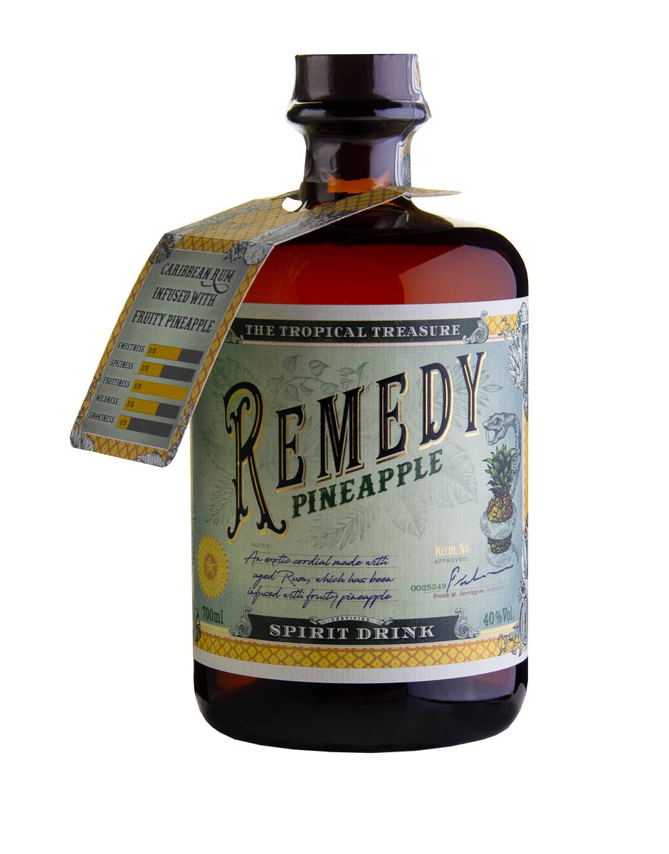 REMEDY Pineapple Rum, 19,99€, 700ml, 40% vol | Perola Online-Shop