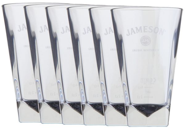 JAMESON Whiskey Longdrink Glas 6er Set