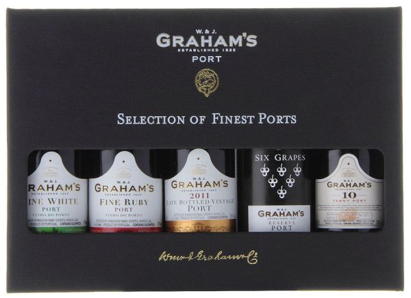 GRAHAM'S Selection of Finest Ports Miniaturen Set (5 x 0,05l Flaschen)