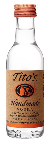 TITO'S Handmade Vodka 50ml Miniatur