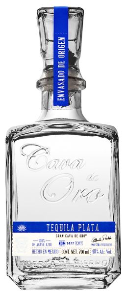 CAVA DE ORO Plata Tequila 100% Agave