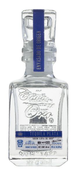 CAVA DE ORO Plata Tequila 100% Agave Miniatur