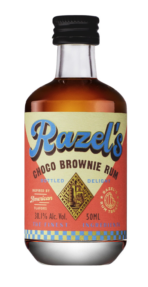 RAZEL'S Choco Brownie Rum Miniatur, 3,50€, 50ml | Perola Online-Shop