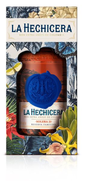LA HECHICERA Fine Aged Rum From Colombia mit Geschenkverpackung