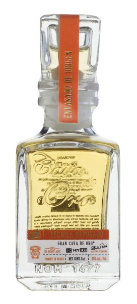 CAVA DE ORO Reposado Tequila 100% Agave Miniatur