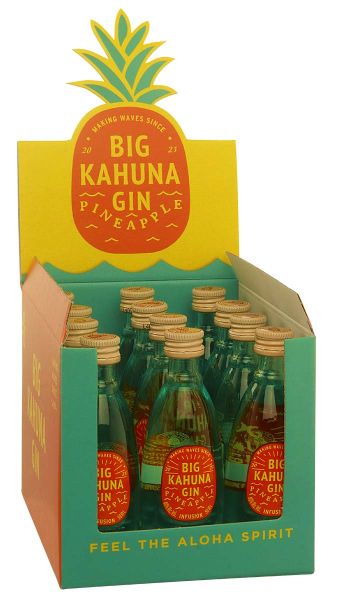BIG KAHUNA Gin Miniaturen 12er Box