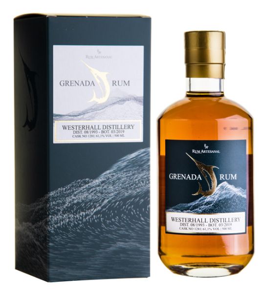 RUM ARTESANAL Grenada Single Cask 25 Jahre Rum (Westerhall Distillery)