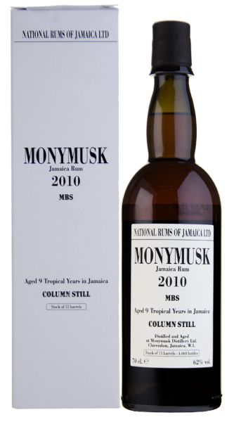 National Rums of Jamaica Monymusk 2010 "MBS"