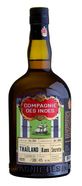 COMPAGNIE DES INDES Thailand, Secrete | 8YO Single Cask Rum