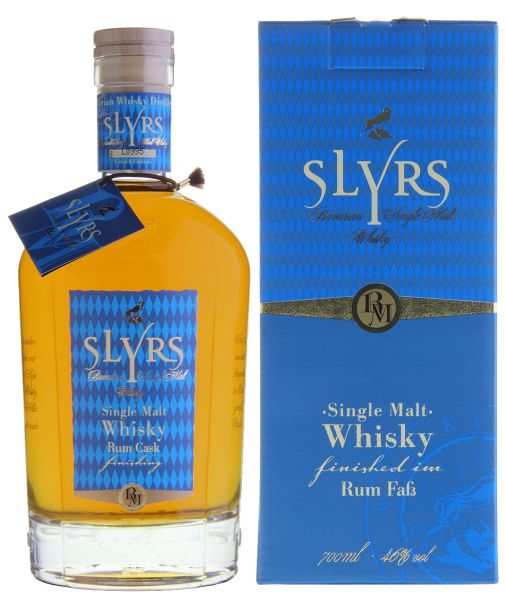 SLYRS Bavarian Single Malt Whisky Finished im Rum Fass