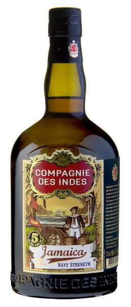 COMPAGNIE DES INDES Rum Jamaica Navy Strength | 5YO